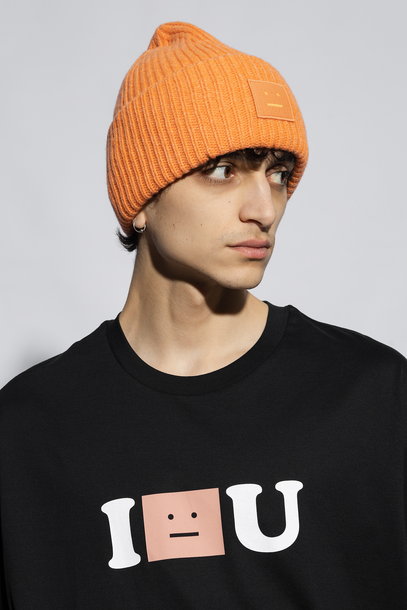 Light orange acne deals studio beanie